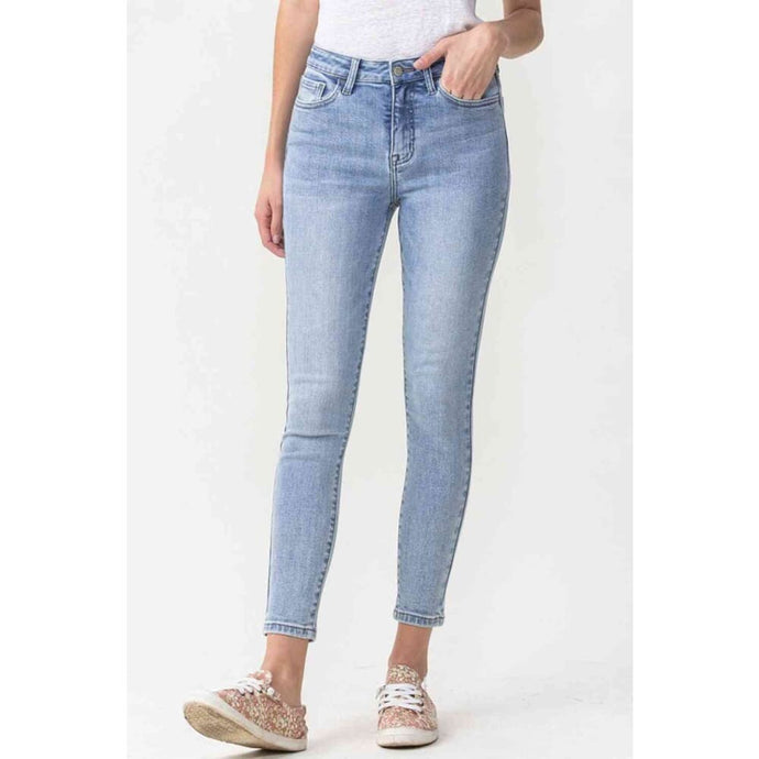 Classic Full Size Talia High Rise Crop Skinny Jeans - Pants