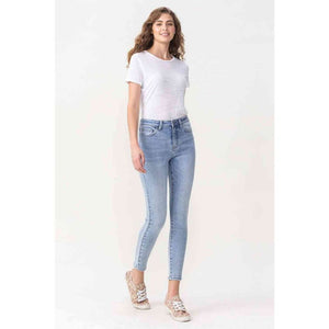 Classic Full Size Talia High Rise Crop Skinny Jeans - Pants
