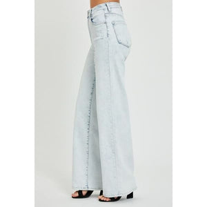 Classic Ultra High Waist Wide Leg Jeans - Pants