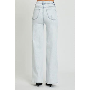 Classic Ultra High Waist Wide Leg Jeans - Pants