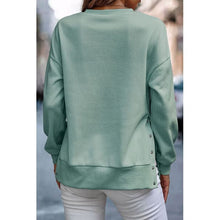 Load image into Gallery viewer, Elegant comfort Round Neck Dropped Shoulder Top - Blouses