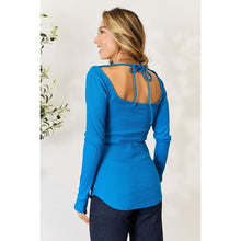 Load image into Gallery viewer, Elegant Full Size Ribbed Sweetheart Neck Knit Top - Plus
