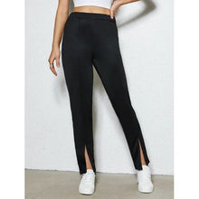 Load image into Gallery viewer, Fashion Slit Elastic Waist Pants