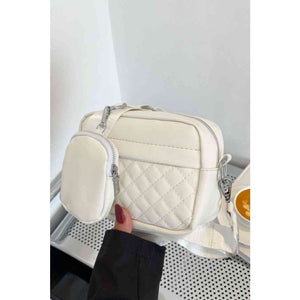 Fashionable PU Leather Small Shoulder Bag - Purses