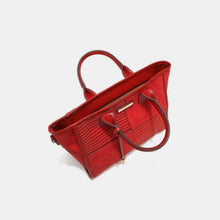 Load image into Gallery viewer, Fashionable Scallop Stitched Handbag Black Or Red - Purses