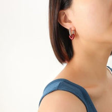 Load image into Gallery viewer, Heart Titanium Steel Earrings Matching Necklace Available