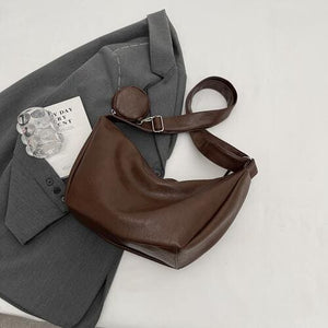 Leather Crossbody Bag - Purses
