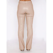 Cargar imagen en el visor de la galería, Leather High Waist Straight Pants / Available In 3 Colors