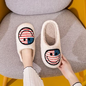 Melody Smiley Face Slippers - Other