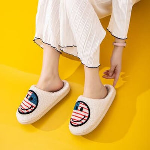 Melody Smiley Face Slippers - Other