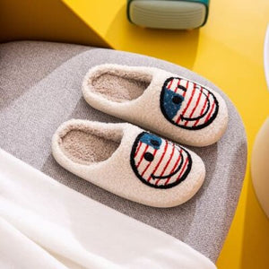 Melody Smiley Face Slippers - Other