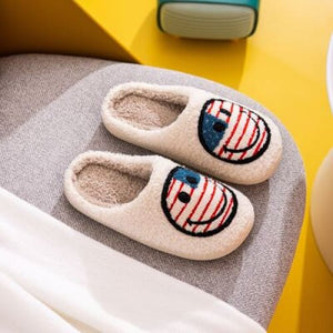 Melody Smiley Face Slippers - Other