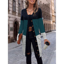Load image into Gallery viewer, Pocketed Button Up Long Sleeve Cardigan - Jackets