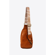 Load image into Gallery viewer, Random Pattern Adjustable Strap PU Leather Sling Bag -