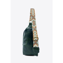 Load image into Gallery viewer, Random Pattern Adjustable Strap PU Leather Sling Bag