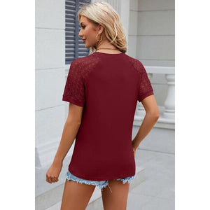 Round Neck Short Sleeve T - Shirt - Summer Collection
