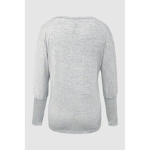 Load image into Gallery viewer, Stylish Cutout Round Neck Long Sleeve T-Shirt - Blouses