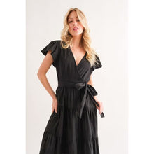 Cargar imagen en el visor de la galería, Stylish Elegant Textured Tiered Midi Dress - Dresses