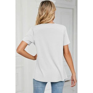 Summer Cowl Neck Short Sleeve T - Shirt - Collection