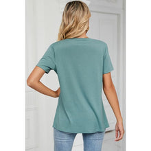 Load image into Gallery viewer, Summer Cowl Neck Short Sleeve T - Shirt - Collection