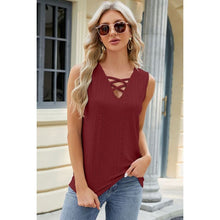 Load image into Gallery viewer, Summer Crisscross V - Neck Tank Top - Collection