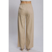 Cargar imagen en el visor de la galería, Summer Feel Drawstring Wide Leg Pants with Pockets