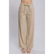 Load image into Gallery viewer, Summer Feel Drawstring Wide Leg Pants with Pockets