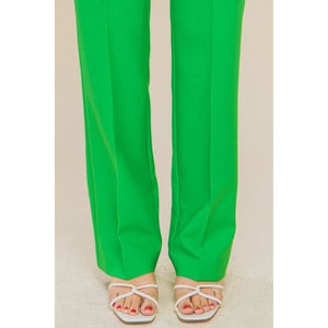 Summer Flare High Waist Straight Pants