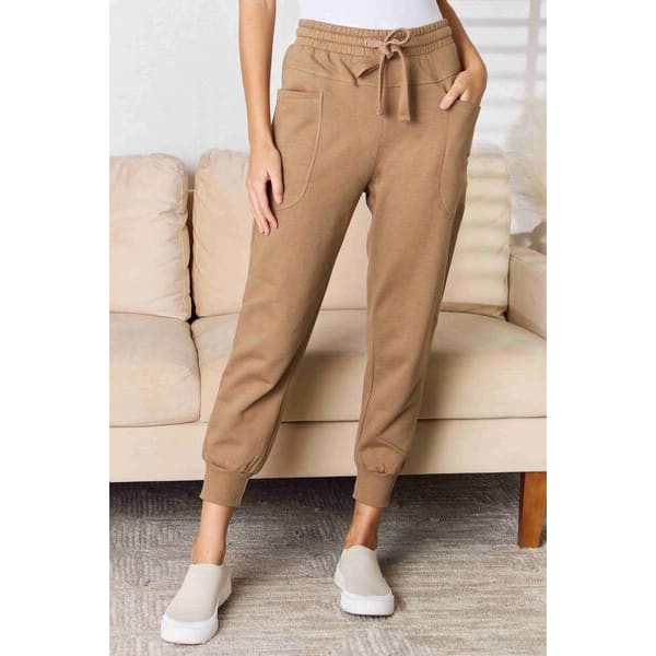 Summer High Rise Relaxed Joggers - Casual Wear