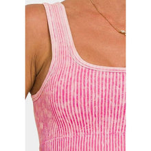 Load image into Gallery viewer, Summer Ribbed Square Neck Wide Strap Tank - Collection