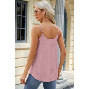 Summer Sleeveless Scoop Neck Top - Collection