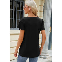 Cargar imagen en el visor de la galería, Summer Square Neck Short Sleeve T-Shirt - Collection