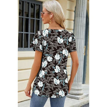 Cargar imagen en el visor de la galería, Summer Square Neck Short Sleeve T-Shirt - Collection