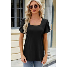 Load image into Gallery viewer, Summer Square Neck Short Sleeve T-Shirt - Collection