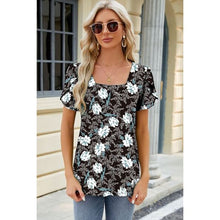 Load image into Gallery viewer, Summer Square Neck Short Sleeve T-Shirt - Collection