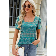 Load image into Gallery viewer, Summer Square Neck Short Sleeve T-Shirt - Collection