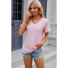 Load image into Gallery viewer, Summer V-Neck Short Sleeve T-Shirt In 4 Colors - Collection