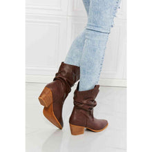 Load image into Gallery viewer, Texas Scrunch Cowboy Boots in Brown