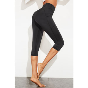 Women’s Waistband Active Leggings with Pockets - Activewear