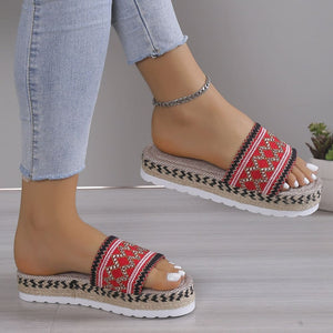 Women’s Weave Platform Sandals