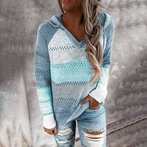 Todays Look Fashion Womens Knitted Hoodie Available In Plus
